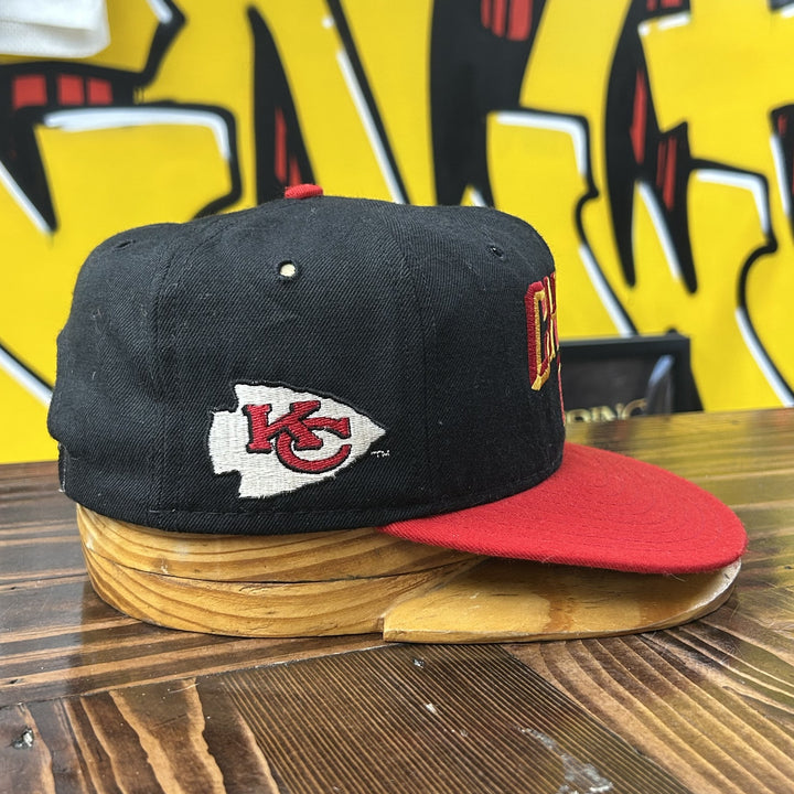 Kansas City Chiefs 19 Vintage Joe Montana Snapback Hat 90s