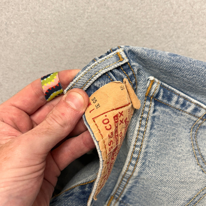 Vintage Levi's 501xx Light Blue Jeans Made in USA Men's 32x30