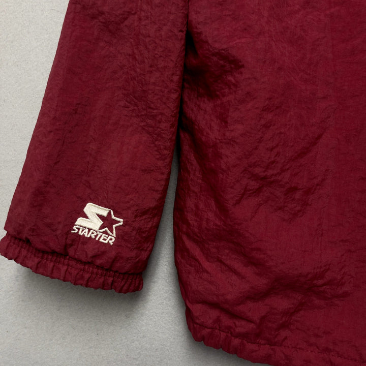 90's Starter Arkansas Razorback Jacket Jumping Hog Size XL