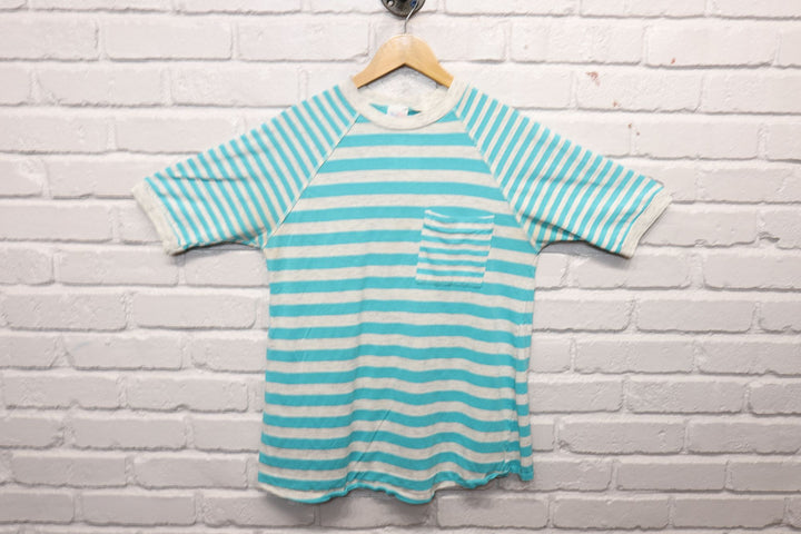 90s land n sea striped shirt size medium