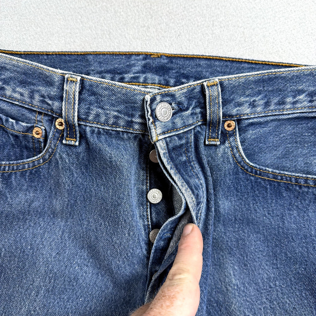 Vintage Levi's 501 Made in USA Button Fly Jeans Size 29