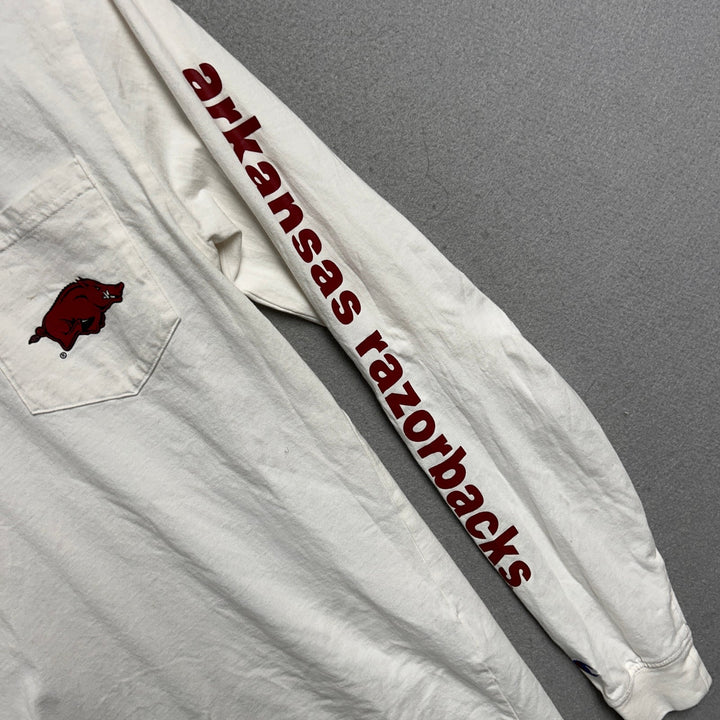 University of Arkansas Long Sleeve T Shirt Size Small