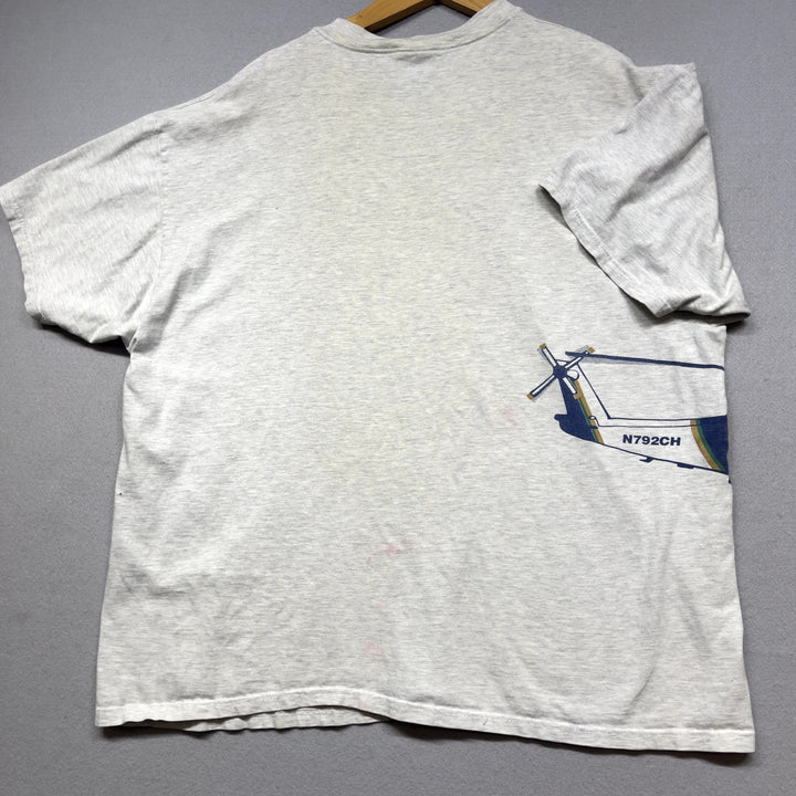 Vintage Angel One Hospital Helicopter T shirt Size XXL