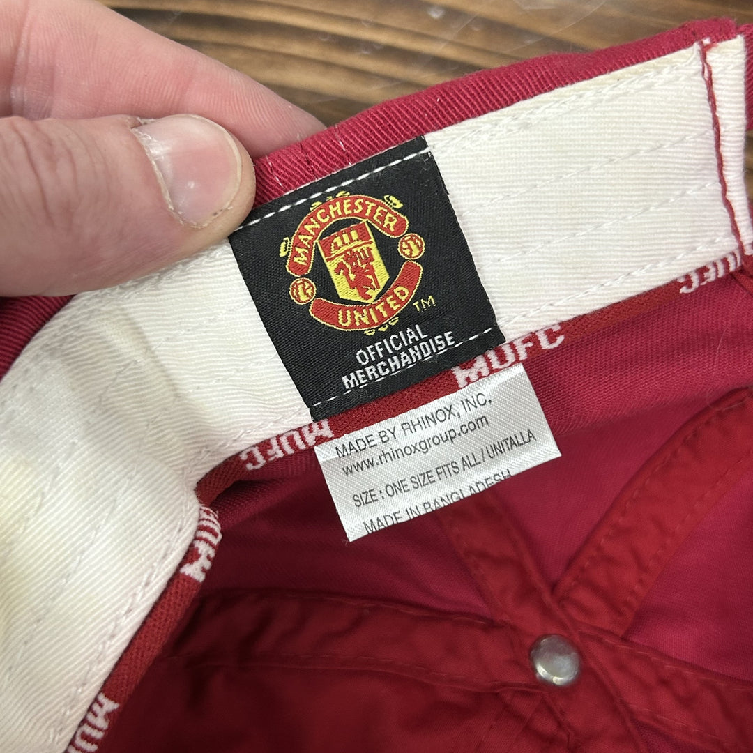Manchester United Vintage Strap Back Hat 2000s
