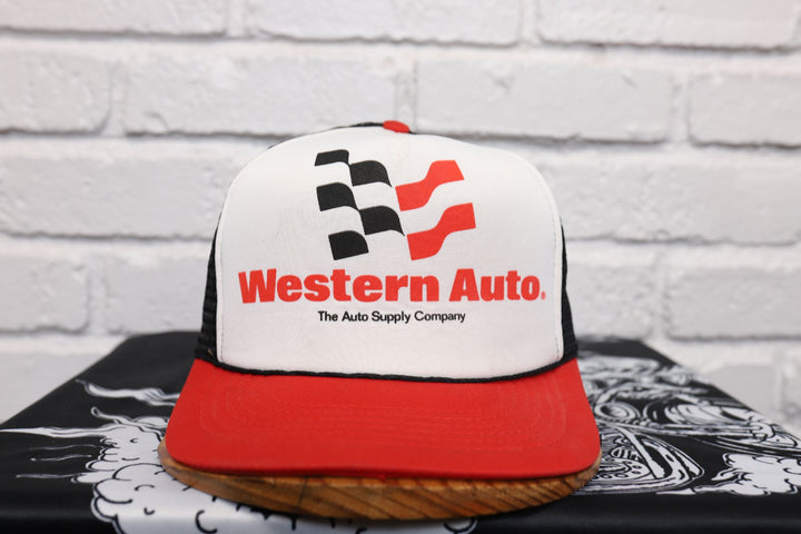 80s Vintage Western Auto Supply Trucker Hat