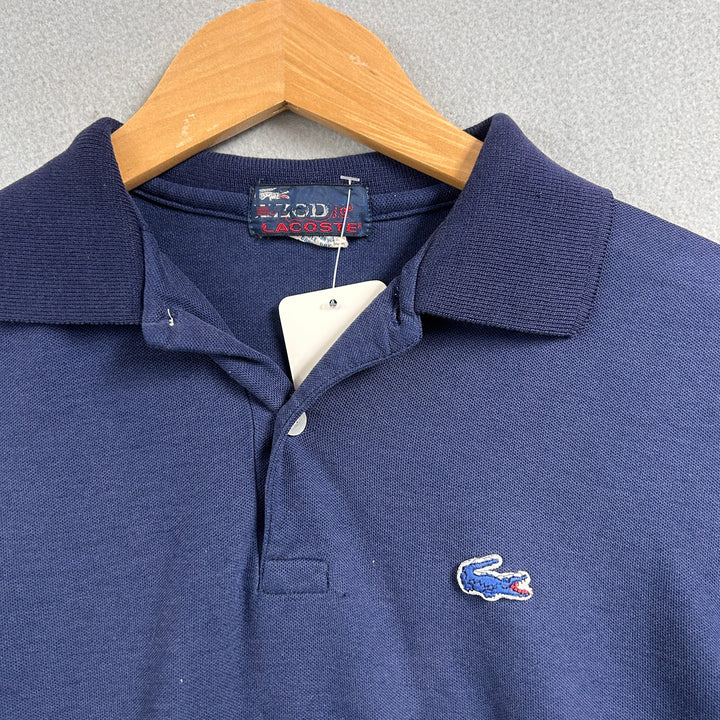 Vintage Izod Lacoste Blue Polo Shirt Size Small