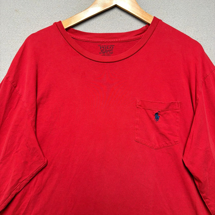 Polo Ralph Lauren Men's Red Long Sleeve Shirt Size Large