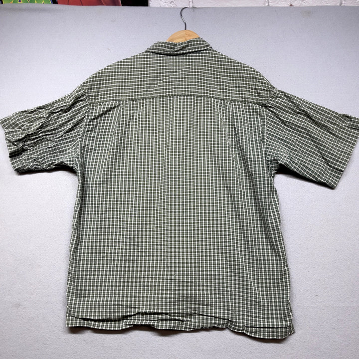 Vintage Quiksilver Plaid Button Down Shirt size Medium