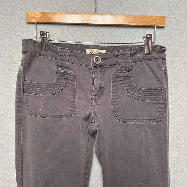 Vintage BeBop Flared Y2K Gray Pants Size 3