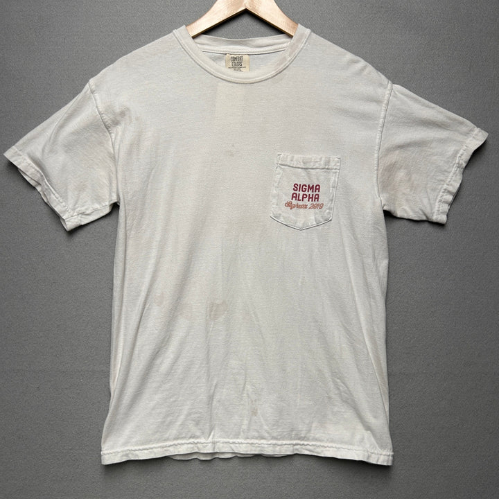 Sigma Alpha Spaghetti T Shirt size Medium
