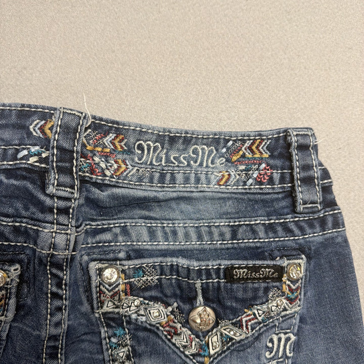 Vintage Miss Me Embellished Pocket Y2K Jeans Size 26