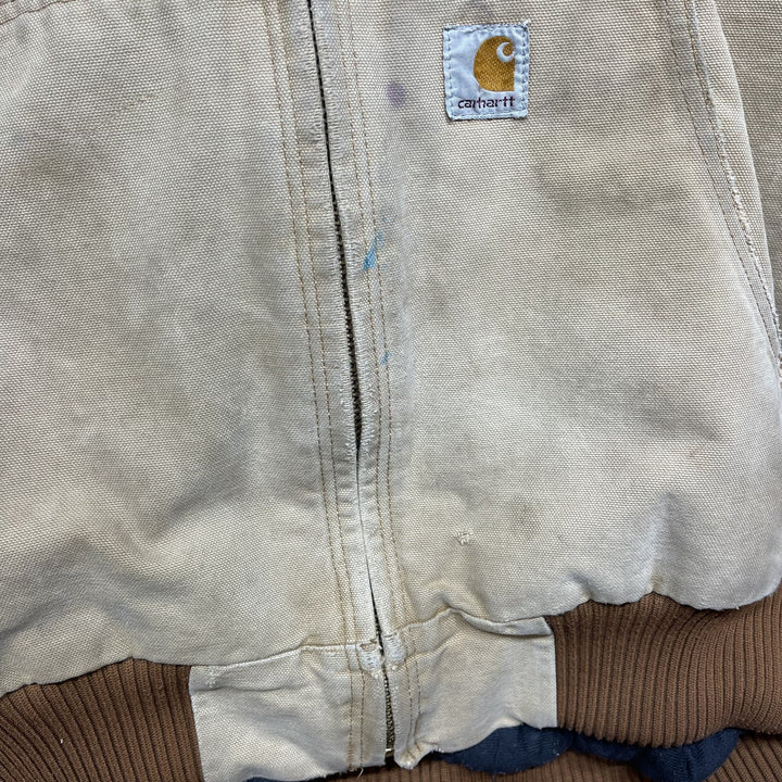 Carhartt  Brown Hooded Active Jacket Size 4XL