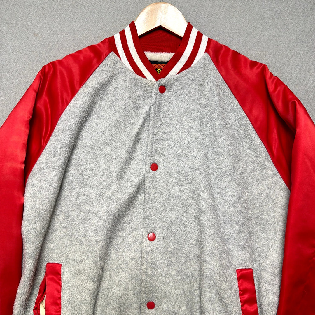 Vintage Glen Dee Fleece Lined Bomber Jacket Size Large