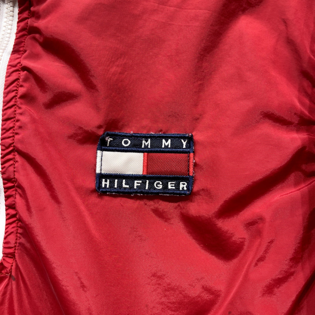 Vintage Tommy Hilfiger Flag Patch Windbreaker Jacket Size Large