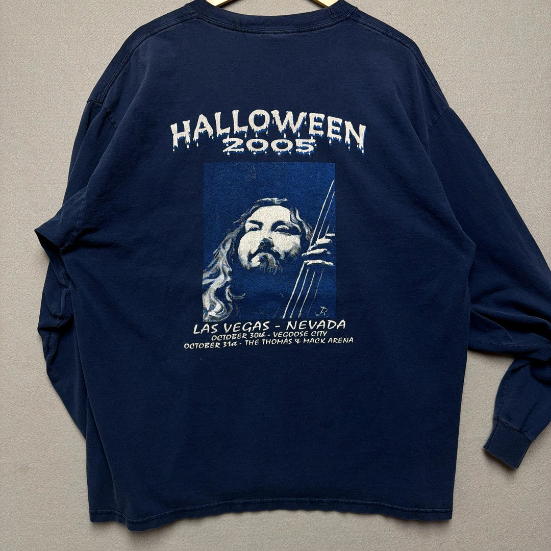 Vintage Widespread Panic 2005 Halloween Long Sleeve T Shirt size XL
