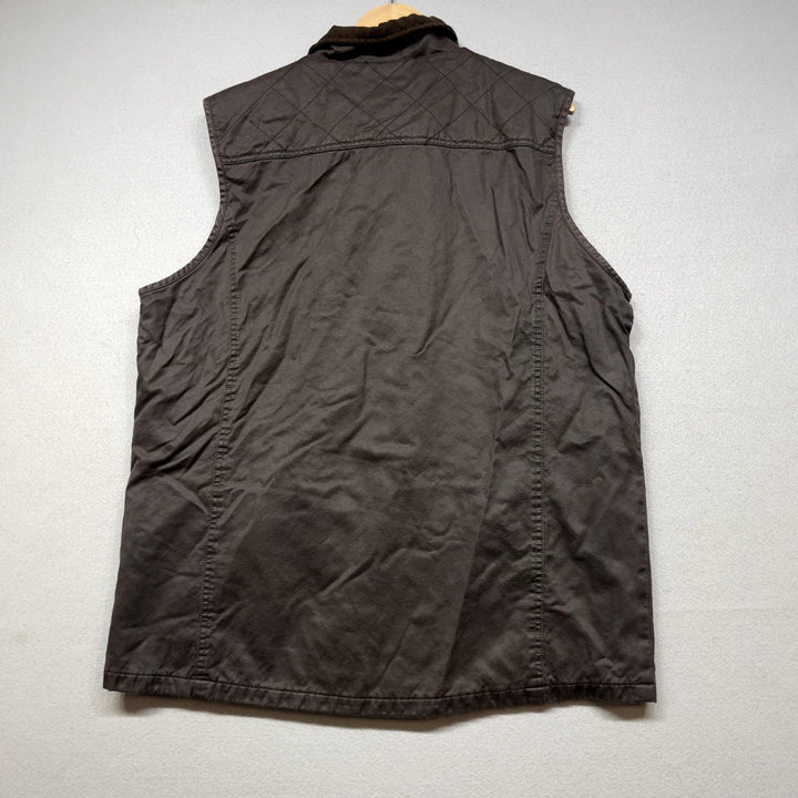 Mountain And isles Waxed Cotton Vest Size Large