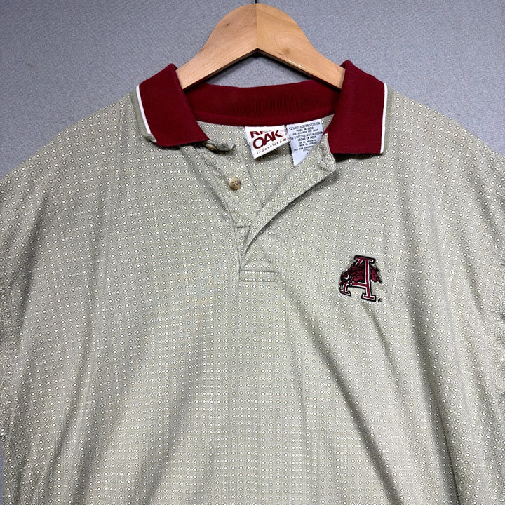 Vintage University of Arkansas Red Oak Polo Shirt Size XL