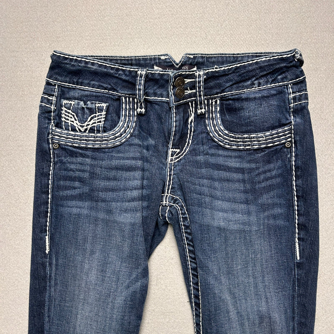 Vigoss Contrast Stitch Bootcut Y2K Style Jeans Size 30x30
