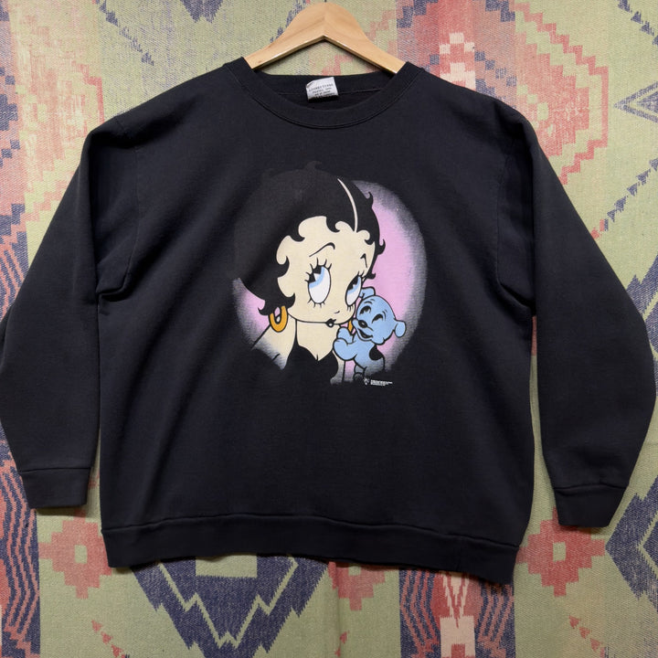 Vintage Betty Boop 90s Sweatshirt Size XL