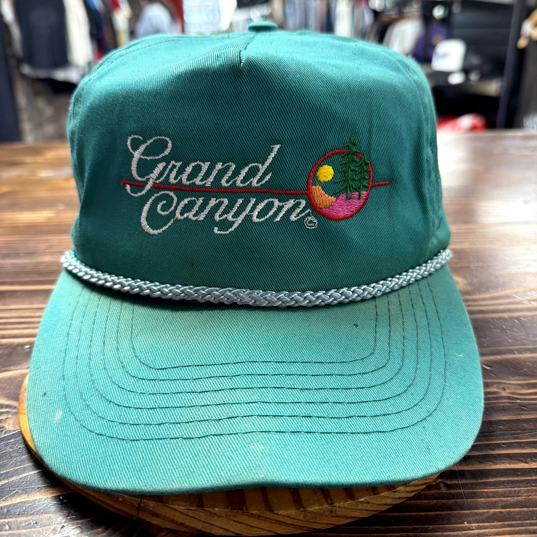 Vintage Grand Canyon Teal Snapback Hat