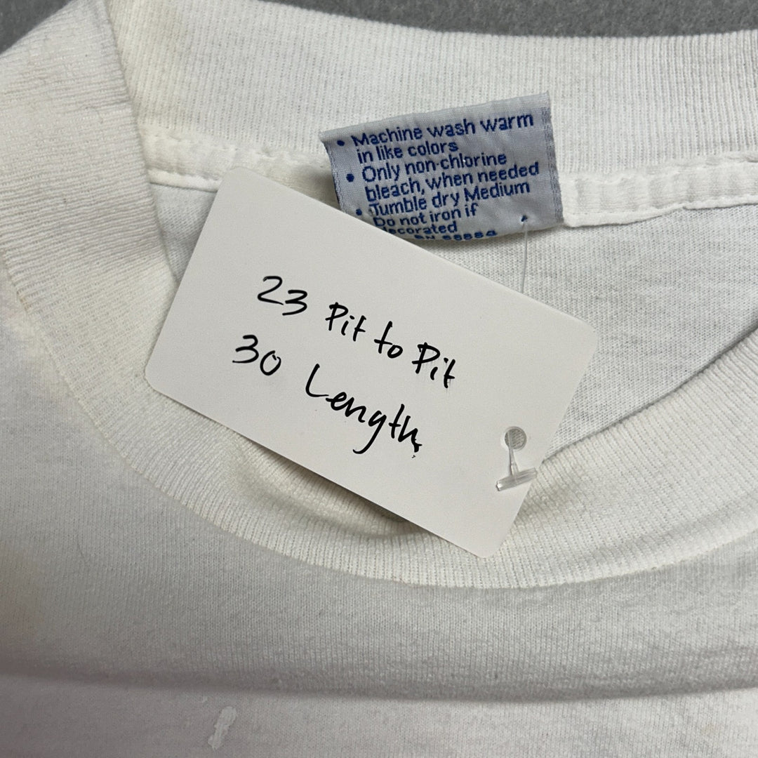 Vintage Magic 107.9 KEZA Radio Station Little Rock Arkansas White Shirt Size XL
