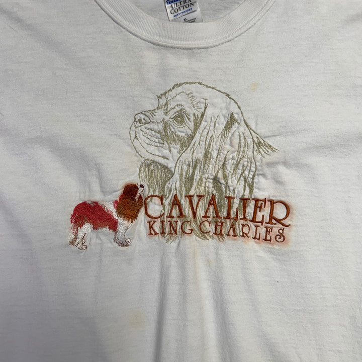 Vintage Cavalier King Charles Dog T Shirt Size XL