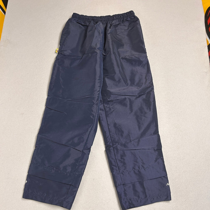 Vintage 90s Tommy Hilfiger Athletics Track Pants Mens L Nylon Windbreaker Blue