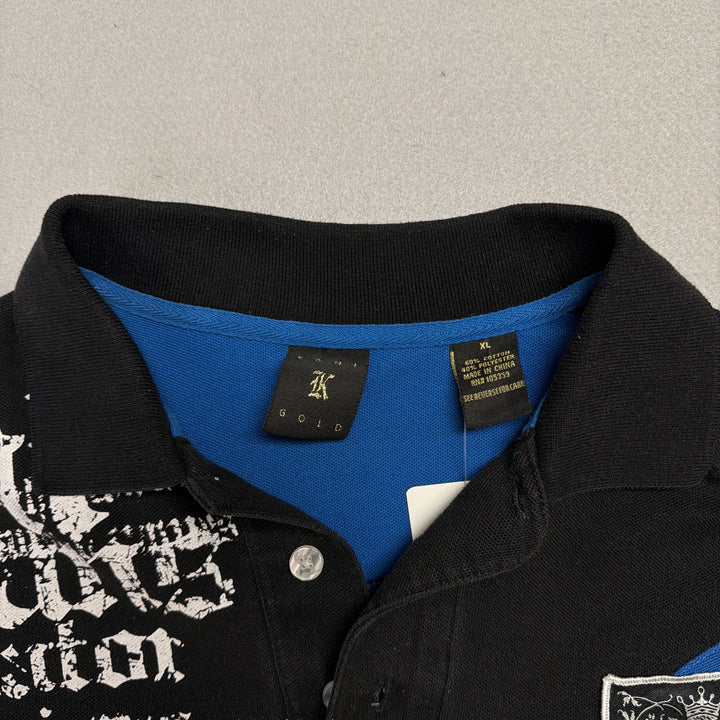 Vintage Karl Kani Jeans Polo Shirt Size XL
