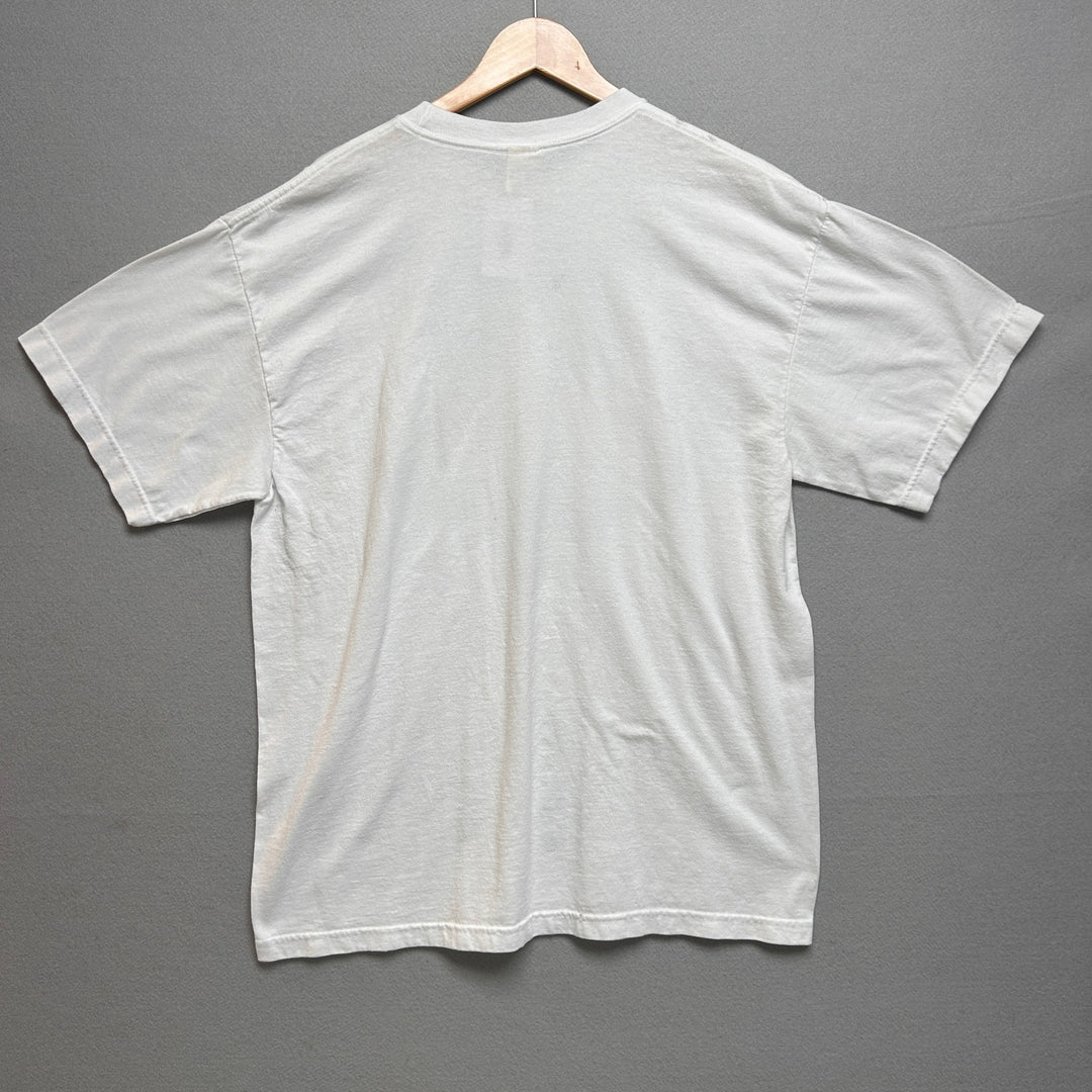 Vintage Rodeo Clowns Bull Fighters White Shirt Size XL
