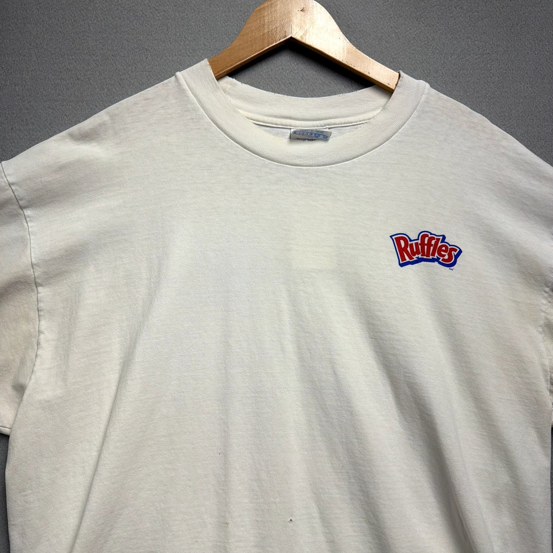 Vintage Ruffles Monday Night Football T Shirt Size XL