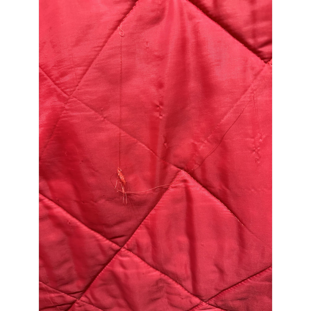 Vintage Big Smith Red Quilted Vest Size XL