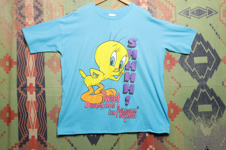 Tweety Bird Looney Tunes Vintage T Shirt XXL 90s