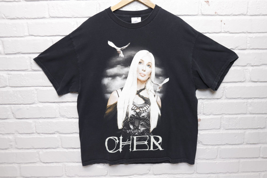 Cher Living Proof Vintage Tour T Shirt 2000s XL