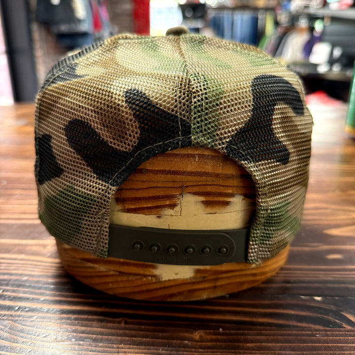 Vintage plumbing and Electric Camo Snapback Hat