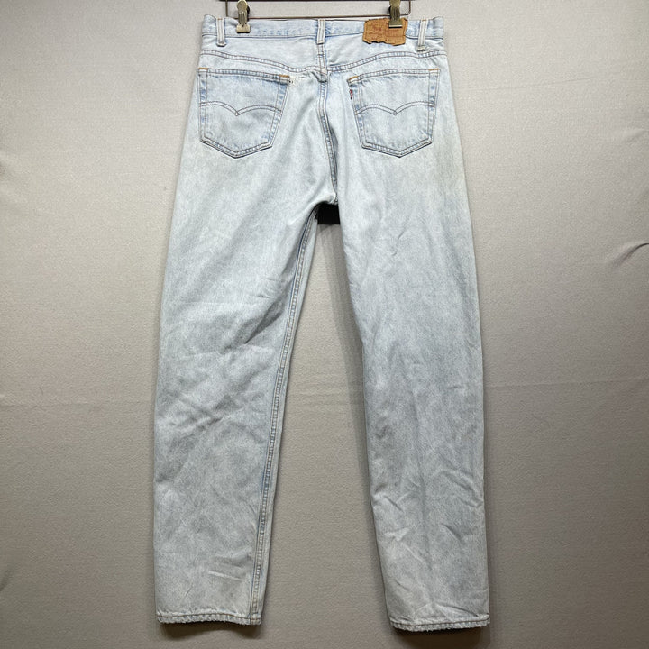 Vintage 90s Levis 501 Light Wash Button Fly Jeans Grunge Size 33