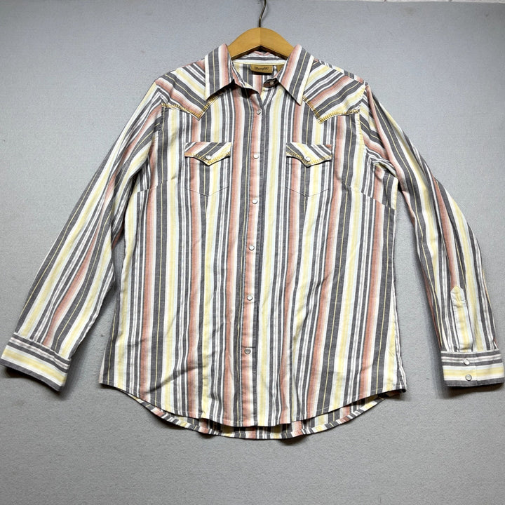Vintage Wrangler Y2K Pearl Snap Shirt size Large