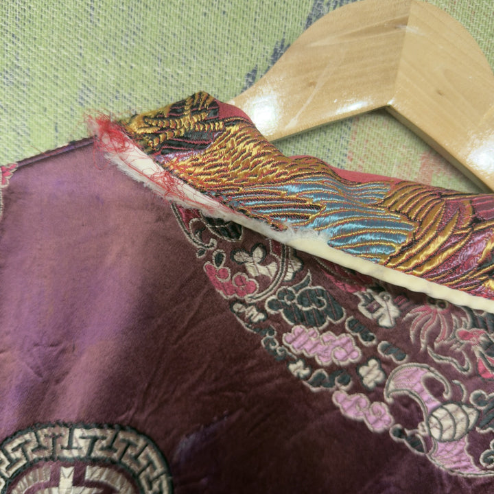 Japanese Kimono Style Vintage Jacket Medium 80s