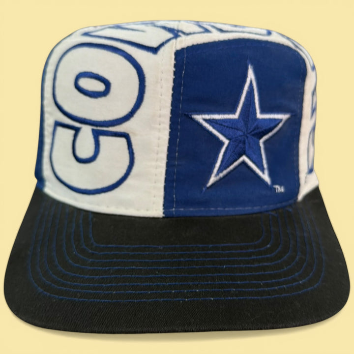 Vintage 90s Dallas Cowboys Drew Pearson Wrap Vortex Spellout Snapback Hat