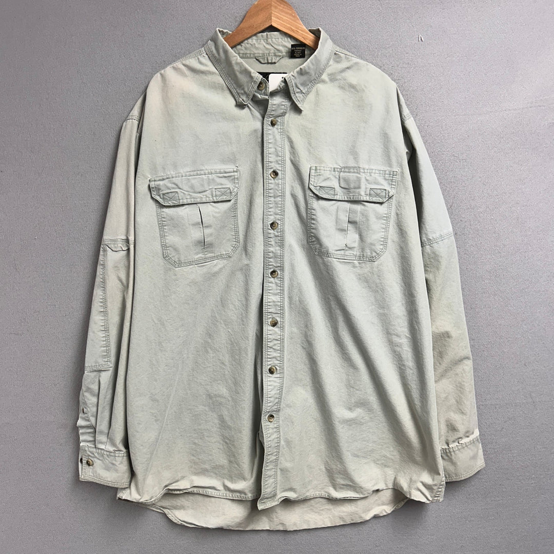 Vintage Red Head Button Down Shirt Size XXL