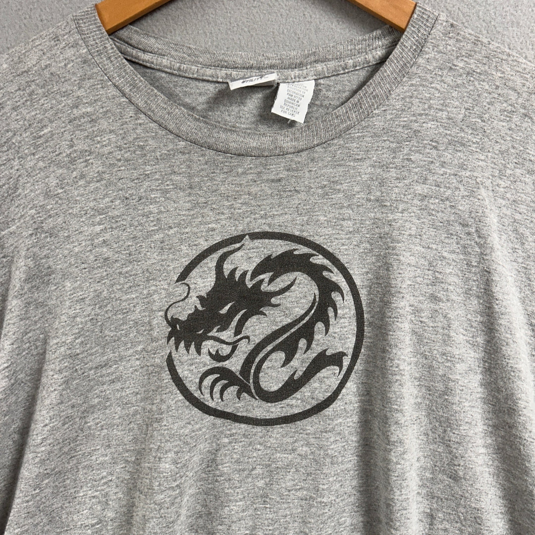 Vintage Y2K Utility Dragon T Shirt Size XXL