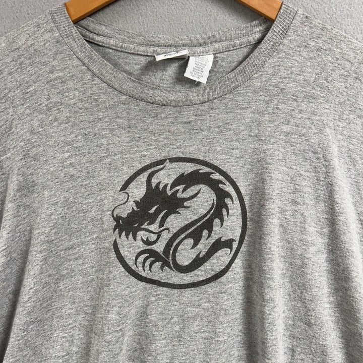 Vintage Y2K Utility Dragon T Shirt Size XXL