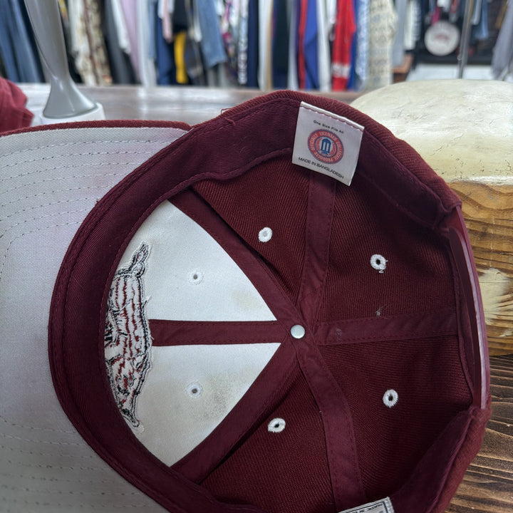 Vintage 90s Arkansas Razorbacks Puma Snapback Hat