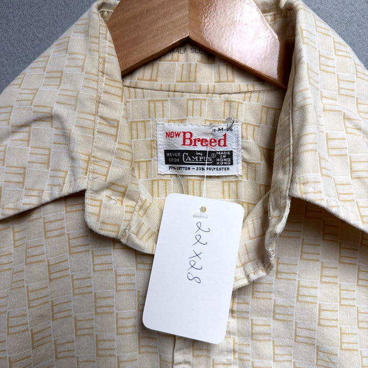 Vintage Now Breed By Campus Button Down Shirt Size Medium