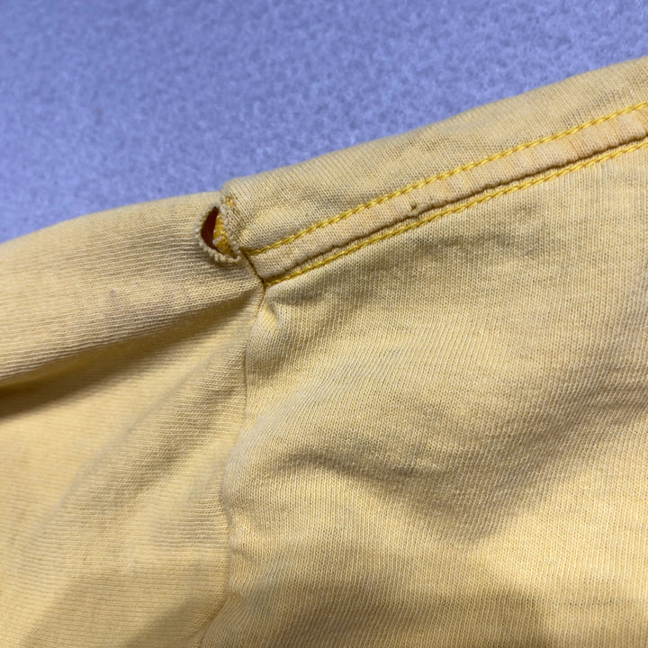 Vintage Tommy Hilfiger Distressed Yellow T Shirt size XL