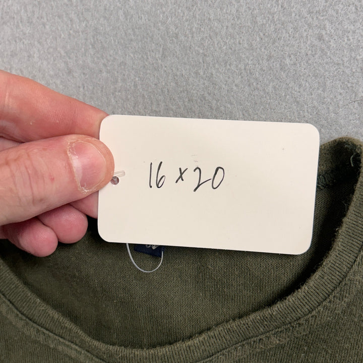 Burberry London Embroidered Green Baby T Shirt Size 38 Small