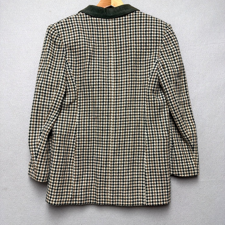 Vintage J.L. Colebrook Houndstooth Blazer Size Small