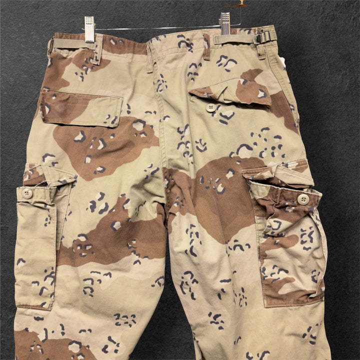 Vintage US Military BDU Chocolate Chip Cookie Camo 90s Pants Size  34