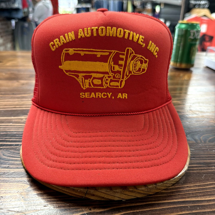 Vintage Crain Automotive Trucker Hat