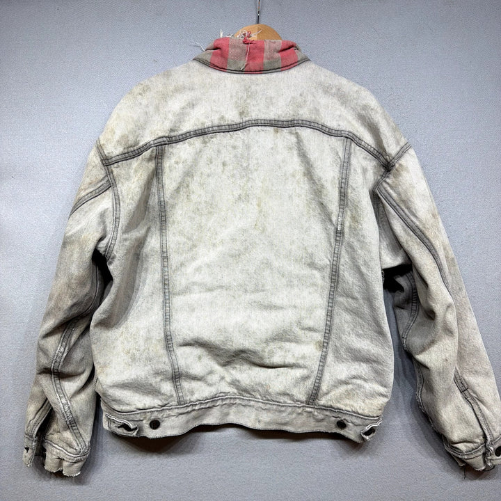 Vintage Levi's Flannel Lined Denim Jacket Size Large