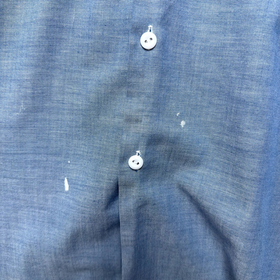 Vintage Big Mac Selvedge Chambray Denim Shirt Size Large 70s